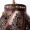 Metalowa lampa ażurowa w kształcie kropli wody w marokańskim stylu rękodzieło || Maroko Sklep