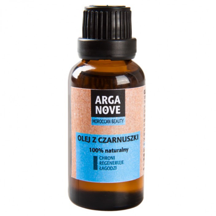 Naturalny kosmetyczny olej z nasion czarnuszki siewnej do cery problematycznej 30ml Arganove || Maroko Sklep