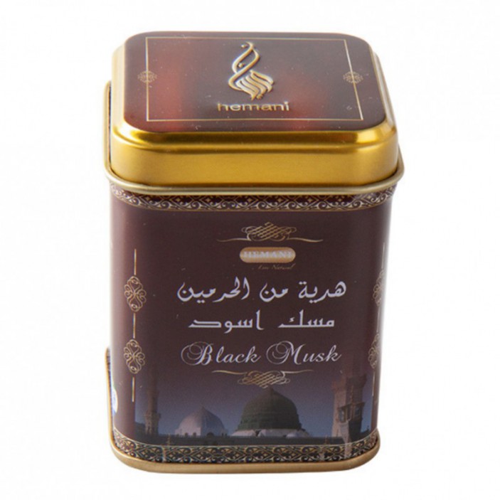 Perfumy arabskie w kostce czarne piżmo 25g Hemani || Maroko Sklep