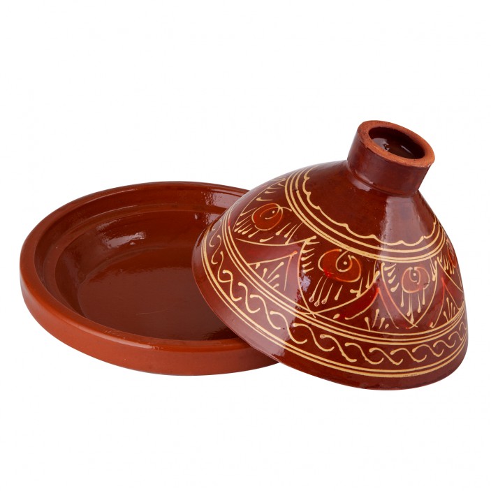Oryginalny marokański tagin do gotowania potraw 30cm ręcznie wykonany || Maroko Sklep