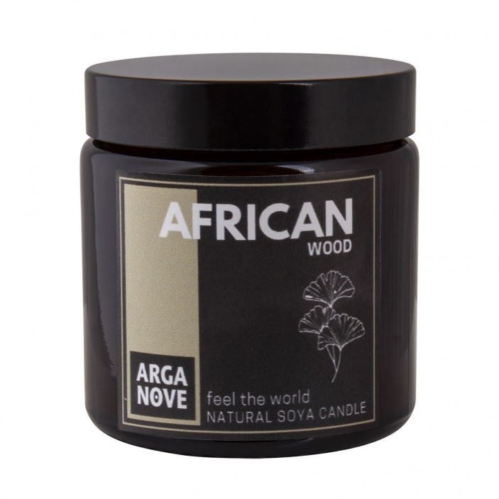 Naturalna sojowa świeca - African Wood Arganove || Maroko Sklep