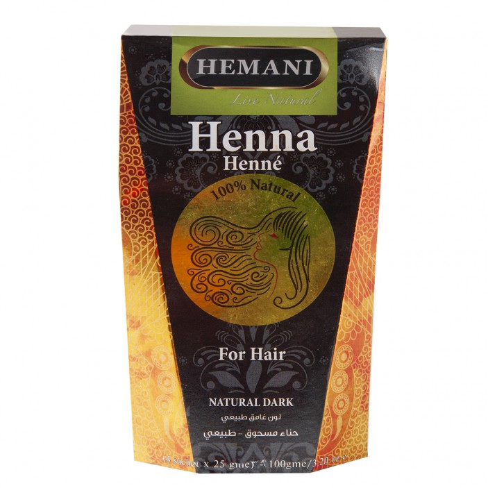 Naturalna henna do włosów czarna 100g Hemani OUTLET || Maroko Sklep