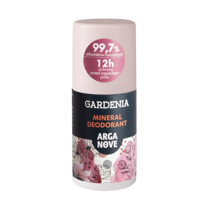Naturalny dezodorant mineralny gardenia z olejem arganowym 50ml roll-on Arganove || Maroko Sklep