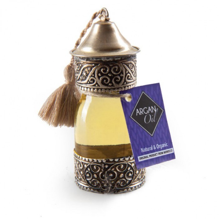 Olej arganowy w szklanym ozdobnym flakonie z certyfikatem Ecocert 30 ml || Maroko Sklep