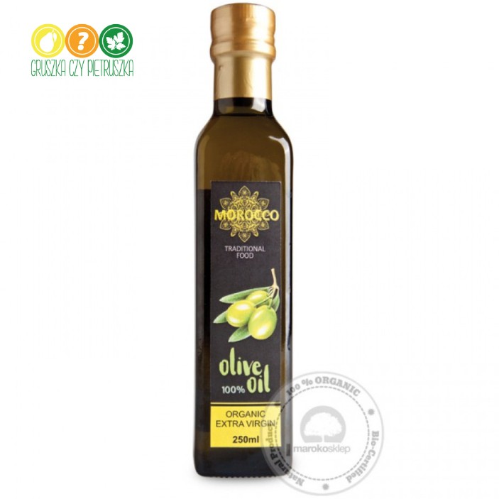 Marokańska oliwa z oliwek z pierwszego tłoczenia 250ml Bio Morocco Group || Maroko Sklep