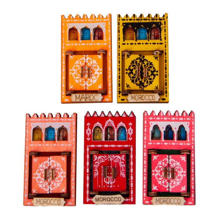 Magnes pamiątka z Maroka tradycyjny dom || Maroko Sklep (1)