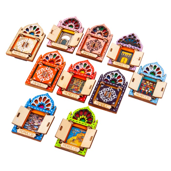 Magnes pamiątka z Maroka w kształcie wieżyczki || Maroko Sklep (2)