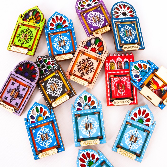 Magnes pamiątka z Maroka w kształcie wieżyczki || Maroko Sklep (5)