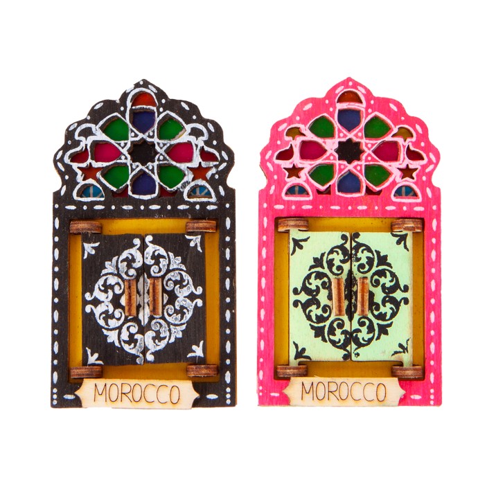 Magnes w kształcie marokańskiej rozety || Maroko Sklep (1)