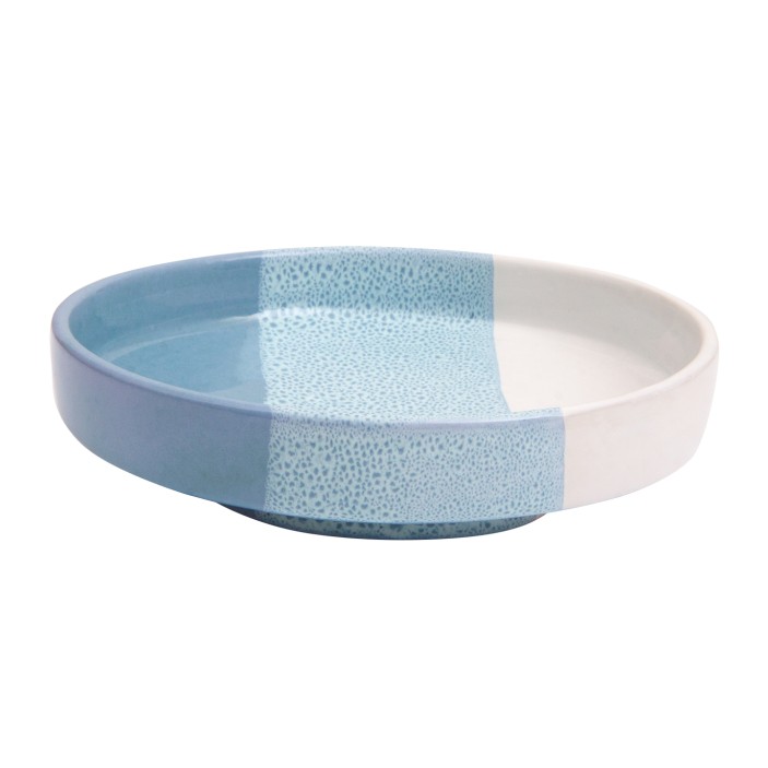 Marokańska miska do serwowania dań niebiesko biała duża || Maroko Sklep (1)