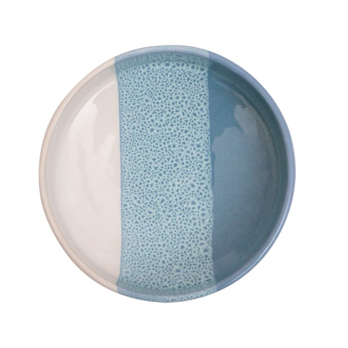 Marokańska miska do serwowania dań niebiesko biała średnia || Maroko Sklep (3)