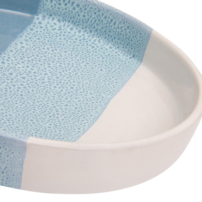 Marokańska miska do serwowania dań niebiesko biała średnia || Maroko Sklep (5)