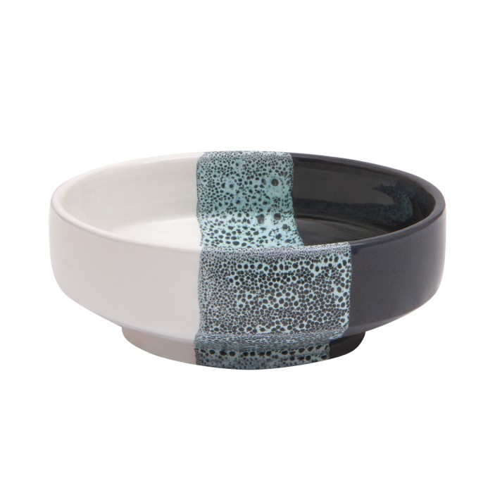 Marokańska miska do serwowania dań szaro biała średnia || Maroko Sklep (1)