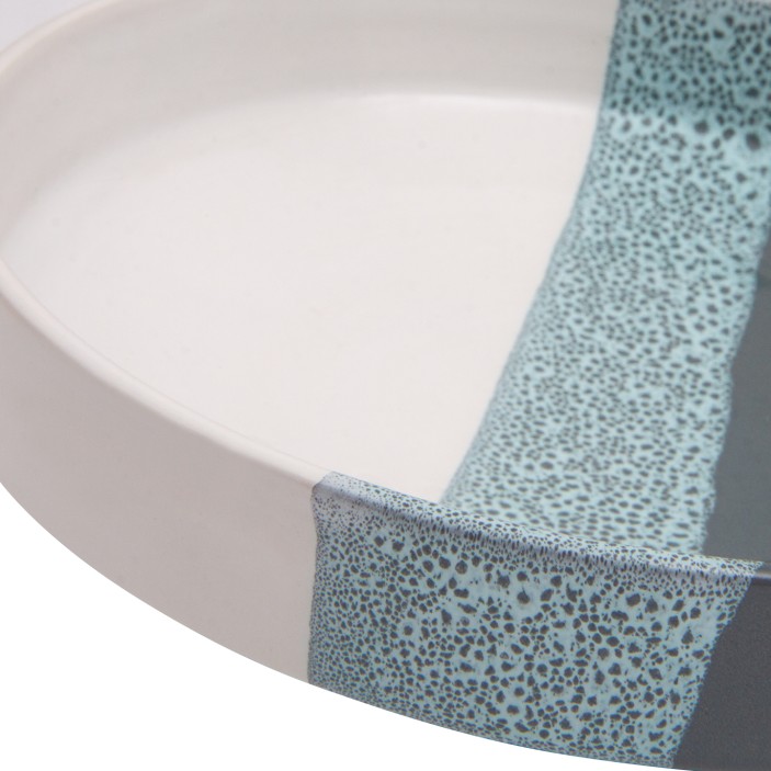 Marokańska miska do serwowania dań szaro biała duża || Maroko Sklep (4)