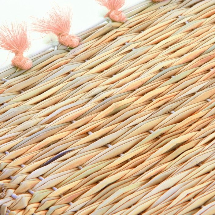 Marokańska podkładka na stół z trawy morskiej z frędzlami  || Maroko Sklep (2)