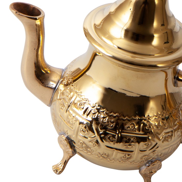 Marokański dzbanek imbryk do herbaty miedziany 0,5l || Maroko Sklep (5)