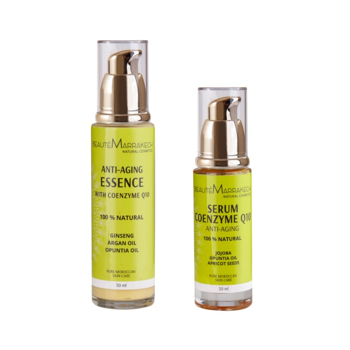 Zestaw kosmetyków z Koenzymem Q10 do twarz - anti-aging Beaute Marrakech || Maroko Sklep (1)