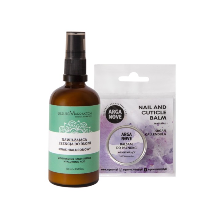 Zestaw kosmetyków silnie nawilżający do pielęgnacji dłoni i paznokci || Maroko Sklep (1)