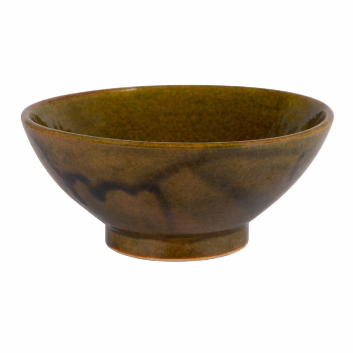 Ręcznie wykonana marokańska miska ceramiczna. Unikalne rękodzieło w odcieniach zieleni i brązu. Idealna do serwowania i dekoracji.  (1)
