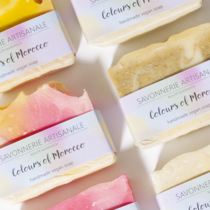 Rzemieślnicze mydła w kostce \"Kolory Maroka\" 85g Beauty Marrakech