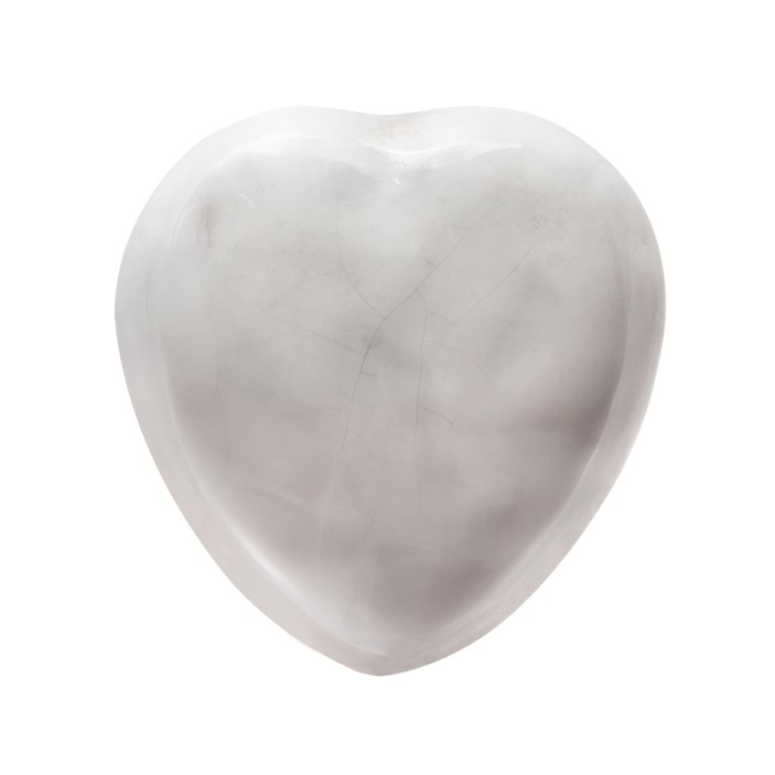 Puzderko ceramiczne w kształcie serca białe || OUTLET || Maroko Sklep (1)