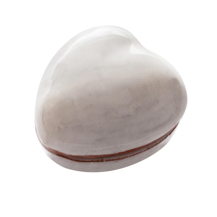 Puzderko ceramiczne w kształcie serca białe || OUTLET || Maroko Sklep (2)