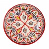 Ręcznie wykonany ceramiczny talerz w marokańskie wzory 20cm  Maroko Sklep