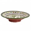 Ręcznie wykonany ceramiczny talerz w marokańskie wzory 21cm || Maroko Sklep