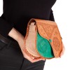 mini: Ręcznie robiona skórzana torebka damska – autentyczne marokańskie rzemiosło, unikalne tłoczenia i najwyższa jakość naturalnej skóry. (4)