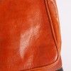 mini: Elegancka torba z naturalnej skóry w kolorze koniakowym. Ręcznie wykonana, z wieloma kieszeniami, idealna do pracy i na co dzień. (4)