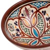 mini: Marokańska miseczka w fantazyjne wzory w stylu Fezu brązowa || Maroko Sklep (4)