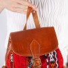 mini: Skórzany plecak handmade z kilimem z Maroka. Mały plecak w stylu etno i vintage, idealny na prezent. Ręcznie robiony, unikalny. (7)