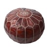 Obrazek dla: Marokańska pufa z naturalnej skóry duża  Maroko Sklep