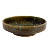 mini: Ręcznie robiona marokańska misa ceramiczna. Unikalne szkliwo w brązie i zieleni. Stylowa dekoracja i naczynie do serwowania. (1)