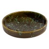 mini: Ręcznie robiona marokańska misa ceramiczna. Unikalne szkliwo w brązie i zieleni. Stylowa dekoracja i naczynie do serwowania. (2)