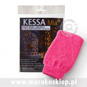 Rękawica Kessa Mia delikatna myjka do masażu ciała i rytuału Hammam  Maroko Sklep