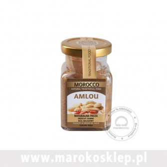 Amlou  ekologiczna pasta z prażonych orzechów ziemnych i oleju arganowego 150g  Maroko Sklep