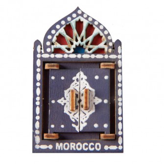 Magnes pamiątka z Maroka brama  Maroko Sklep