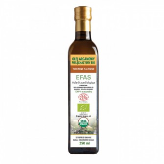 Olej arganowy z certyfikatem ekologicznym Ecocert 250ml EFAS  Maroko Sklep