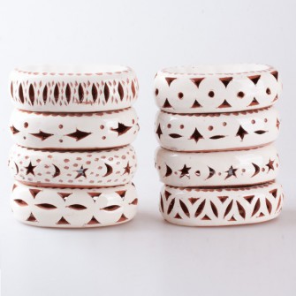 Mydelniczka ceramiczna biała | Maroko Sklep|