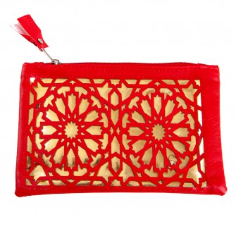 Kosmetyczka marokańska ażurowa czerwona  Maroko Sklep