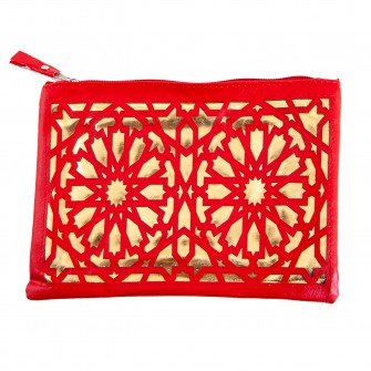 Kosmetyczka marokańska ażurowa czerwona  Maroko Sklep