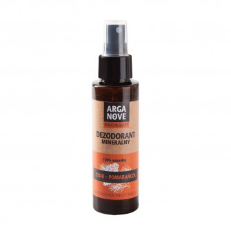 Naturalny dezodorant mineralny do ciała pomarańcza cedr z olejem arganowym 100ml Arganove | Maroko Sklep|