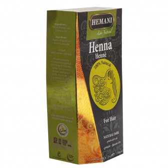 Naturalna henna do włosów czarna 100g Hemani OUTLET | Maroko Sklep|