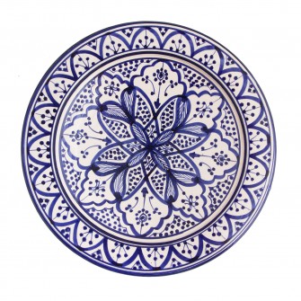 Marokański talerz półmisek z orientalnym wzorem 35cm  Maroko Sklep