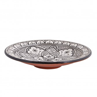 Marokański talerz półmisek z orientalnym wzorem 35cm | Maroko Sklep|