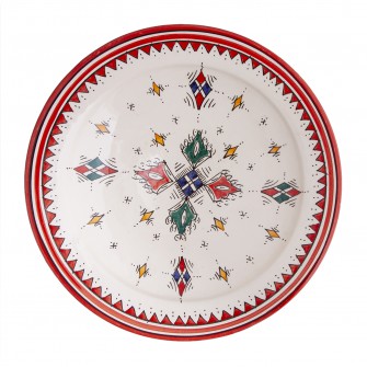 Marokański talerz półmisek z orientalnym wzorem 35cm  Maroko Sklep