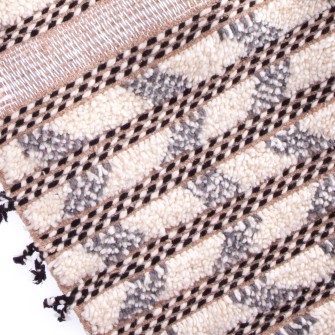 Marokański tkany dywan chodnik z wełny | Maroko Sklep|