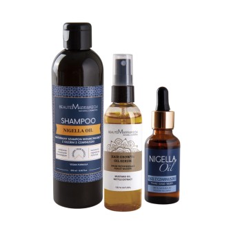 Obrazek dla: Zestaw kosmetyków wzmacniających do włosów  hamuje wypadanie i pobudza porost włosów  Maroko Sklep