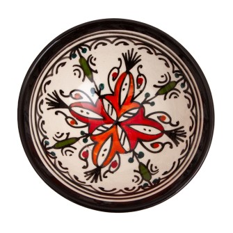 Marokańska miseczka w tradycyjne berberskie wzory w stylu Fezu OUTLET | Maroko Sklep|